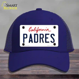 Padres California State Novelty License Plate Hat Mesh / Royal Blue