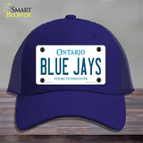 Blue Jays Toronto Canada Province Novelty License Plate Hat Mesh / Royal Blue