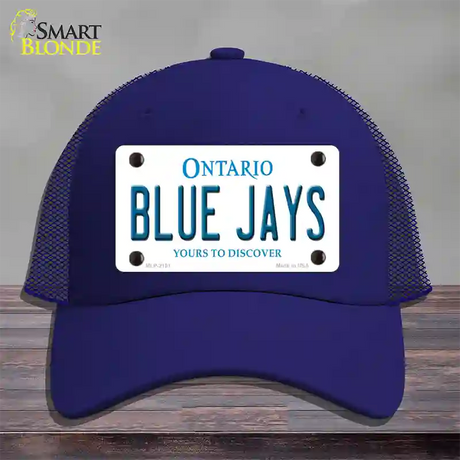 Blue Jays Toronto Canada Province Novelty License Plate Hat Mesh / Royal Blue