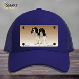 Cavalier King Charles Spaniel Dog Novelty License Plate Hat Mesh / Royal Blue