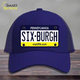 Sixburgh Pennsylvania Steelers Novelty License Plate Hat Mesh / Royal Blue