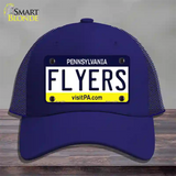 Flyers Pennsylvania State Novelty License Plate Hat Mesh / Royal Blue