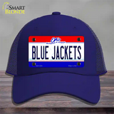 Blue Jackets Ohio State Novelty License Plate Hat Mesh / Royal Blue