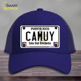 Camuy Novelty License Plate Hat Mesh / Royal Blue