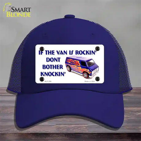 If Vans Rockin Novelty License Plate Hat Mesh / Royal Blue