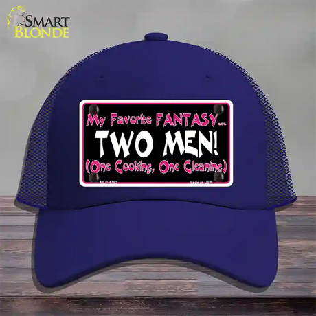 My Favorite Fantasy Novelty License Plate Hat Mesh / Royal Blue