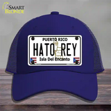 Hato Rey Puerto Rico Novelty License Plate Hat Mesh / Royal Blue