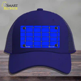 Web Blue Novelty License Plate Hat Mesh / Royal Blue