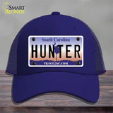 Hunter South Carolina Novelty License Plate Hat Mesh / Royal Blue