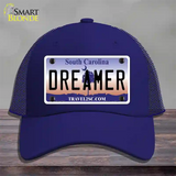 Dreamer South Carolina Novelty License Plate Hat Mesh / Royal Blue