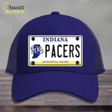 Pacers Indiana Novelty License Plate Hat Mesh / Royal Blue