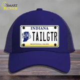 Tailgtr Indiana Bicentennial Novelty License Plate Hat Mesh / Royal Blue