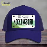 Mockingbird Tennessee Novelty License Plate Hat Mesh / Royal Blue