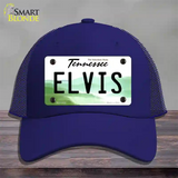 Elvis Tennessee Novelty License Plate Hat Mesh / Royal Blue