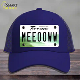 Meeooww Tennessee Novelty License Plate Hat Mesh / Royal Blue