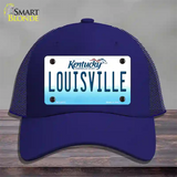 Louisville Kentucky Novelty License Plate Hat Mesh / Royal Blue