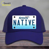 Native Kentucky Novelty License Plate Hat Mesh / Royal Blue