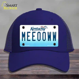 Meeooww Kentucky Novelty License Plate Hat Mesh / Royal Blue