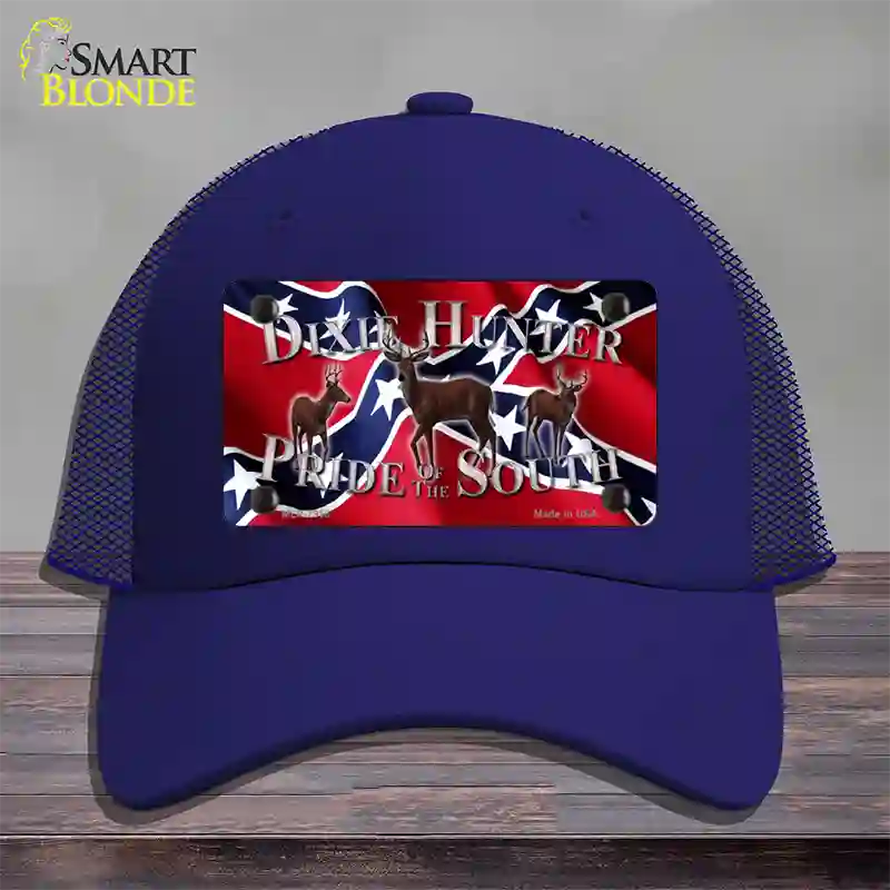 Pride Of The South Novelty License Plate Hat Mesh / Royal Blue