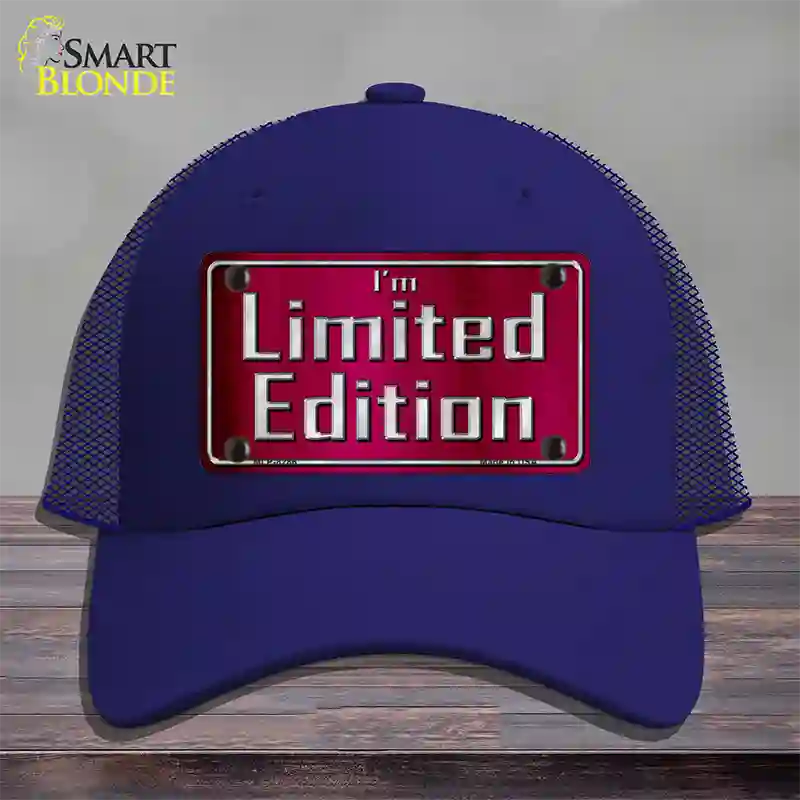 Im Limited Edition Novelty License Plate Hat Mesh / Royal Blue