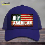 Buy American Novelty License Plate Hat Mesh / Royal Blue