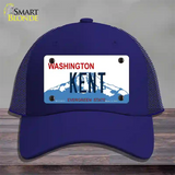 Kent Washington Novelty License Plate Hat Mesh / Royal Blue