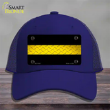 Dispatcher Diamond Novelty License Plate Hat Mesh / Royal Blue