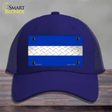 Emergency Medical Services Diamond Novelty License Plate Hat Mesh / Royal Blue