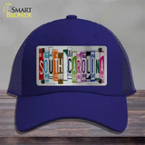 South Carolina License Plate Art Novelty License Plate Hat Mesh / Royal Blue