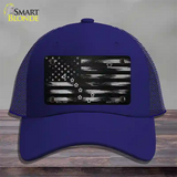 Alaska Carbon Fiber Novelty License Plate Hat Mesh / Royal Blue