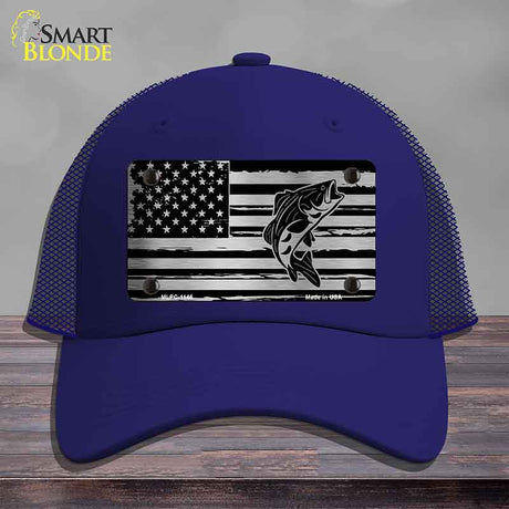 Patriotic Bass Novelty License Plate Hat HAT-MLPC-1146