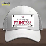 Easy Being A Princess Novelty License Plate Hat Mesh / White