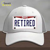 Retired Ohio Novelty License Plate Hat Mesh / White