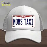 Moms Taxi Ohio Novelty License Plate Hat Mesh / White