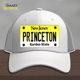 Princeton New Jersey Novelty License Plate Hat Mesh / White