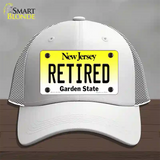 Retired New Jersey Novelty License Plate Hat Mesh / White