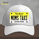 Moms Taxi New Jersey Novelty License Plate Hat Mesh / White