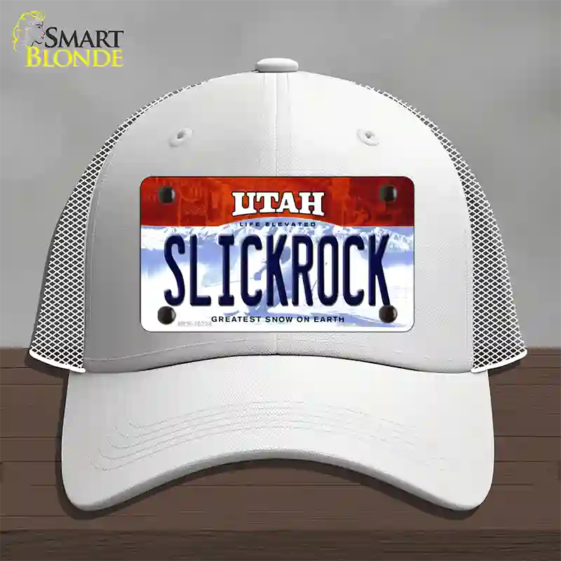 Slickrock Utah Novelty License Plate Hat Mesh / White