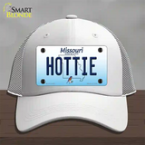 Hottie Missouri Novelty License Plate Hat Mesh / White