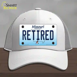 Retired Missouri Novelty License Plate Hat Mesh / White