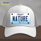 Nature Missouri Novelty License Plate Hat Mesh / White