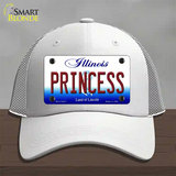 Princess Illinois Novelty License Plate Hat Mesh / White