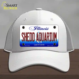 Shedd Aquarium Illinois Novelty License Plate Hat Mesh / White