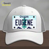 Eugene Oregon Novelty License Plate Hat Mesh / White