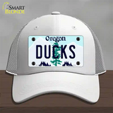 Ducks Oregon Novelty License Plate Hat Mesh / White