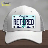 Retired Oregon Novelty License Plate Hat Mesh / White