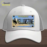 Yellowstone Wyoming Novelty License Plate Hat Mesh / White