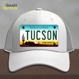 Tucson Arizona Novelty License Plate Hat Mesh / White