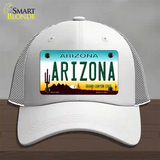 Arizona Novelty License Plate Hat Mesh / White