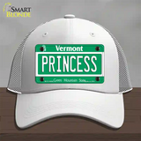 Princess Vermont Novelty License Plate Hat Mesh / White